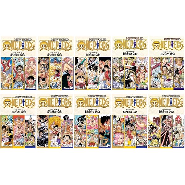 One Piece Complete Collection Set Vol 1-90 by Eiichiro Oda